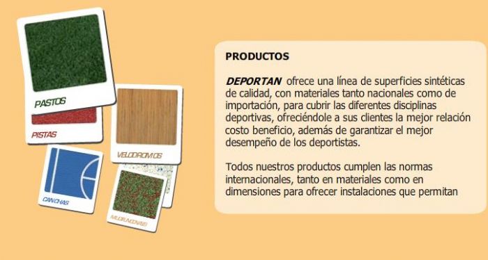 SUPERFICIES DEPORTIVAS